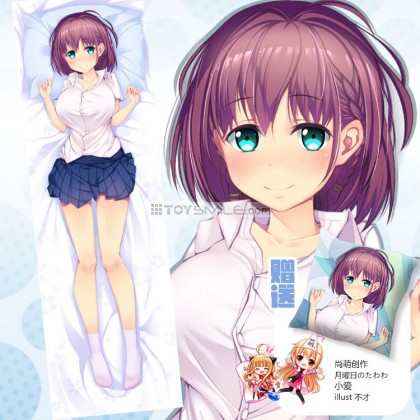 ปลอกหมอนข้างอนิเมะ Ai chan --  Getsuyoubi-no-tawawa (วันจันทร์อันเด้งดึ๋ง)