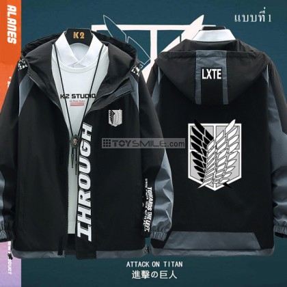 Attack on Titan Jacket (มี2แบบ/3สี)