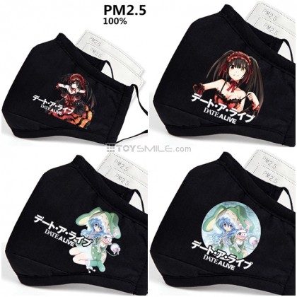 ผ้าปิดปาก Date A Live (PM2.5) แบบที่2 (มี4แบบ)