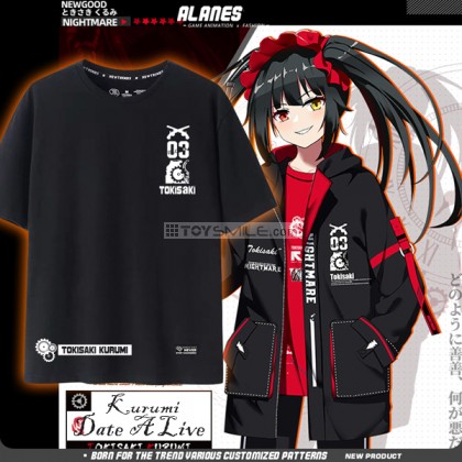 เสื้อยืด Kurumi Tokisaki (มี6แบบ)