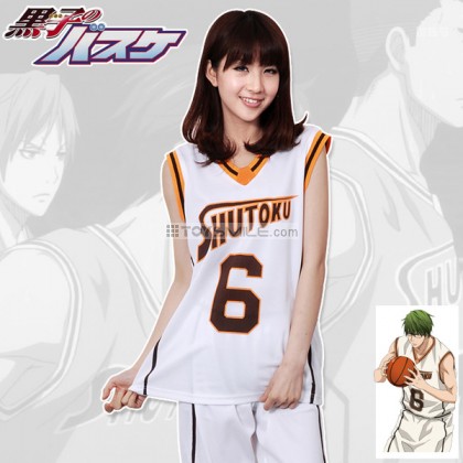 ชุดบาสเกตบอล Midorima Shintarou มิโดริมะ ชินทาโร่ เบอร์ 06 ทีม Shutoku