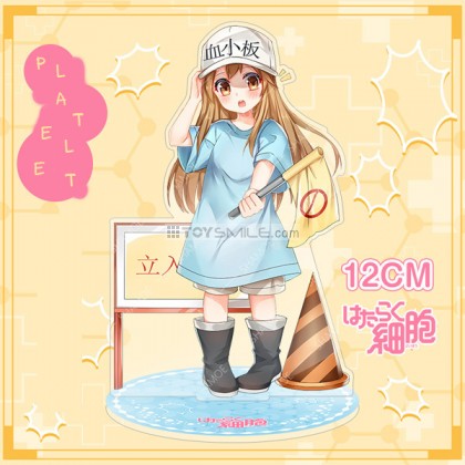 Platelet acrylic character stand 