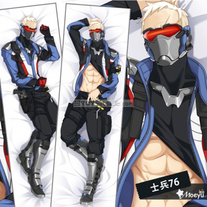 ปลอกหมอนข้างอนิเมะ Soldier:76 (160x50 cm)