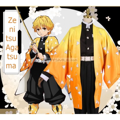 Set Cosplay Zenitsu Agatsuma (ครบชุด) 