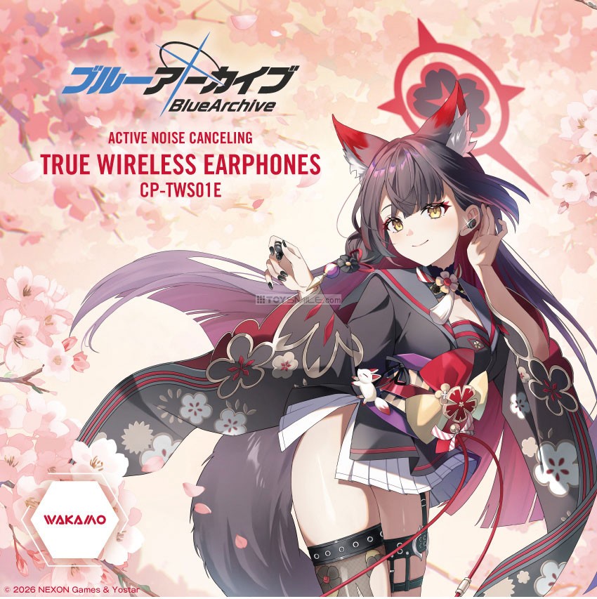 หูฟัง Wireless Earphones CP-TWS01E ver. Wakamo - Blue Archive