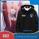 Darling in the FranXX Hoodie สีดำ (มี8แบบ)