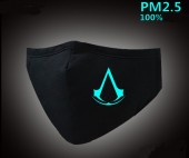 Set หน้ากาก Assassin's Creed (เรืองแสง) + แผ่นกรอง 2 ชิ้น