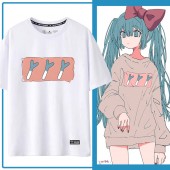 (พร้อมส่ง) เสื้อยืด Hatsune Miku 