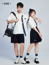เสื้อเชิ๊ตแขนสั้น Kamisato Ayaka (แถม Acrylic Stand) 