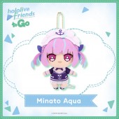 (พร้อมส่ง) พวงกุญแจตุ๊กตา Minato Aqua