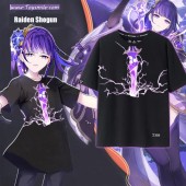 เสื้อยืด Raiden Shogun (มี3แบบ/6สี) 