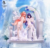 Raiden Shogun X Yae Miko ชุดแต่งงาน (1/6) Hakimi Studio