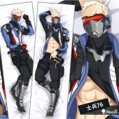 ปลอกหมอนข้างอนิเมะ Soldier:76 (160x50 cm)