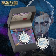 Arcane Blue Rose Jinx Necklace 