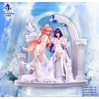 Raiden Shogun X Yae Miko ชุดแต่งงาน (1/6) Hakimi Studio