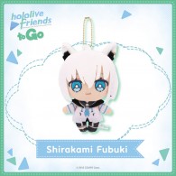(พร้อมส่ง) พวงกุญแจตุ๊กตา Shirakami Fubuki