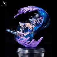 Silver Wolf Statue [Blast Kill Studio]