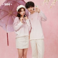 Yae Miko Mockneck Gradient Long Sleeve T-shirt [แถมฟรีYae Miko Acrylic Stand]