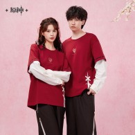 Yae Miko Mockneck Layered T-shirt [แถมฟรีYae Miko Acrylic Stand]