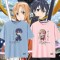 เสื้อยืด Kirito/Asuna (มี2แบบ/6สี) 