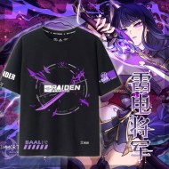 เสื้อยืด Raiden Shogun (มี10แบบ/2สี)