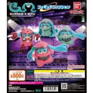 Zakugurumi Gashapon - Bandai Gundam x Hatsune Miku