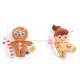 Set ตุ๊กตาคุกกี้ผู้กล้าหาญ และ คุกกี้สาวผู้ร่าเริง (22cm)